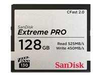 SanDisk Extreme Pro - Carte mémoire flash - 128 Go - CFast 2.0 SDCFSP-128G-G46D