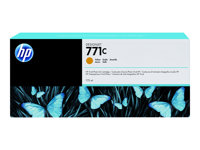 HP 771C - 775 ml - jaune - original - cartouche d'encre - pour DesignJet Z6200, Z6600, Z6610, Z6800, Z6810 B6Y10A