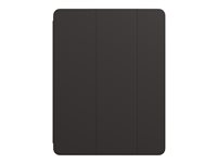 Apple Smart - Étui à rabat pour tablette - polyuréthane - noir - 12.9" - pour 12.9-inch iPad Pro (3ème génération, 4ème génération, 5ème génération) MJMG3ZM/A