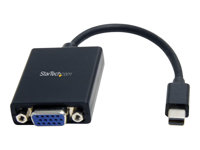 StarTech.com Adaptateur vidéo Mini DisplayPort vers VGA - Convertisseur Mini DP vers HD15 - M/F - 1920x1200 - Blanc - Adaptateur vidéo - Mini DisplayPort (M) pour HD-15 (VGA) (F) - DisplayPort 1.2 - 13 cm - actif - noir - pour P/N: DKT31CMDPHPD, DP2MDPMF3, DP2MDPMF6IN MDP2VGA