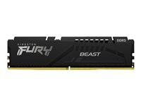 Kingston FURY Beast - DDR5 - module - 8 Go - DIMM 288 broches - 4800 MHz / PC5-38400 - CL38 - 1.1 V - mémoire sans tampon - on-die ECC KF548C38BB-8