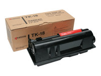 Kyocera TK 18 - Noir - original - kit toner - pour Kyocera FS-1018, FS-1118, FS-1118F MFP/KL3, FS-1118FDP MFP/KL3; FS-1020 1T02FM0EU0