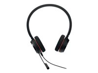Jabra Evolve 20 MS stéréo - Micro-casque - sur-oreille - filaire - USB - Certifié pour Skype for Business 4999-823-109