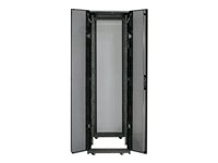APC NetShelter SX Deep Enclosure Without Sides - Rack armoire - noir - 48U - 19" AR3107X609