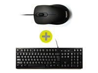 PORT Connect - Ensemble clavier et souris - USB - AZERTY - Français 900900