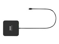 PORT connect USB-C 2X4K TRAVEL - Station d'accueil - USB-C 3.1 Gen 2 - 2 x DP - 1GbE 901907