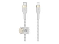 Belkin BOOST CHARGE - Câble Lightning - 24 pin USB-C mâle pour Lightning mâle - 1 m - blanc CAA011BT1MWH