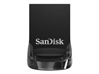 SanDisk Ultra Fit - Clé USB - 32 Go - USB 3.1 - noir (pack de 3) SDCZ430-032G-G46T