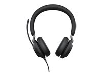 Jabra Evolve2 40 SE UC Stereo - Micro-casque - sur-oreille - filaire - USB-A - isolation acoustique - Optimisé pour la CU 24189-989-999