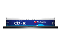 Verbatim LightScribe - 10 x CD-R - 700 Mo 52x - LightScribe - spindle 43441