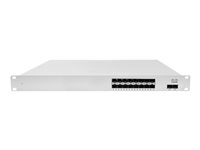 Cisco Meraki Cloud Managed Ethernet Aggregation Switch MS410-16 - Commutateur - Géré - 16 x Gigabit SFP + 2 x SFP+ 10 Go (liaison montante) - Montable sur rack MS410-16-HW