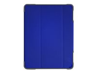 STM dux Plus Duo - Étui à rabat pour tablette - robuste - polycarbonate, polyuréthanne thermoplastique (TPU) - bleu - universitaire - pour Apple 10.2-inch iPad (7ème génération) ST-222-237JU-03