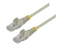 StarTech.com Câble réseau Cat5e UTP sans crochet - 7 m Gris - Cordon Ethernet RJ45 anti-accroc - Câble patch - Cordon de raccordement - RJ-45 (M) pour RJ-45 (M) - 7 m - UTP - CAT 5e - sans crochet - gris 45PAT7MGR