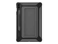 Samsung EF-RX610 - Coque de protection pour tablette - robuste - extérieur - titane - pour Galaxy Tab S9 FE+ EF-RX610CBEGWW
