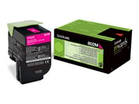 Lexmark 802M - Magenta - original - cartouche de toner LCCP, LRP - pour Lexmark CX310dn, CX310n, CX410de, CX410dte, CX410e, CX510de, CX510dhe, CX510dthe 80C20M0