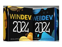 WINDEV, WEBDEV 2024 - Pack de boîtiers (mise à niveau) - 1 développeur - mise à niveau de ver. 26 ou antérieure - before 31/12/2023 - Win - français EDBNN29S