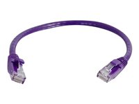 C2G Cat6 Booted Unshielded (UTP) Network Patch Cable - Cordon de raccordement - RJ-45 (M) pour RJ-45 (M) - 7 m - UTP - CAT 6 - moulé, sans crochet, bloqué - violet 83636