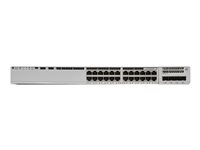 Cisco Catalyst 9200 - Network Essentials - commutateur - C3 - Géré - 8 x 100/1000/2.5G/5G/10GBase-T + 16 x 10/100/1000 (PoE+) - Montable sur rack - PoE+ (370 W) C9200-24PXG-E