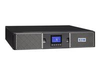 Eaton 9PX 1000i RT2U Netpack - Onduleur (montable sur rack / externe) - CA 200/208/220/230/240 V - 1000 Watt - 1000 VA - RS-232, USB, Ethernet 10/100/1000 - connecteurs de sortie : 8 - PFC - 2U 9PX1000IRTN