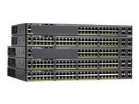 Cisco Catalyst 2960X-48TS-LL - Commutateur - Géré - 48 x 10/100/1000 + 2 x Gigabit SFP - de bureau, Montable sur rack WS-C2960X-48TS-LL