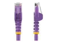 StarTech.com Câble réseau Cat6 UTP sans crochet - 3 m Violet - Cordon Ethernet RJ45 anti-accroc - Câble patch - Câble réseau - RJ-45 (M) pour RJ-45 (M) - 3 m - UTP - CAT 6 - sans crochet, bloqué - violet N6PATC3MPL