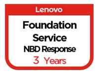Lenovo Foundation Service - Contrat de maintenance prolongé - pièces et main d'oeuvre - 3 années - sur site - heures d'ouverture/5 jours par semaine - temps de réponse : NBD 5WS7B06210