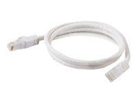 C2G Cat6 Booted Unshielded (UTP) Network Patch Cable - Cordon de raccordement - RJ-45 (M) pour RJ-45 (M) - 30 m - UTP - CAT 6 - moulé, sans crochet, bloqué - blanc 83495