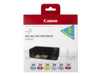 Canon PGI-29 CMY/PC/PM/R Multipack - Jaune, cyan, magenta, rouge, photo cyan, photo magenta - original - réservoir d'encre - pour PIXMA PRO-1 4873B005