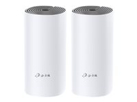 TP-Link Deco E4 - Système Wi-Fi (2 routeurs) - jusqu'à 2800 pieds carrés - maillage - Wi-Fi 5 - Bi-bande DECO E4(2-PACK)