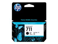 HP 711 - 38 ml - noir - original - DesignJet - cartouche d'encre - pour DesignJet T100, T120, T120 ePrinter, T125, T130, T520, T520 ePrinter, T525, T530 CZ129A