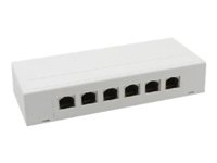 MCL Samar - Boîtier du répartiteur surface réseau - CAT 5e - STP - RJ-45 X 6 BM-CAT5EB/6