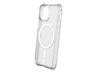 Force Case - Coque de protection pour téléphone portable - antibactérien - compatibilité avec MagSafe - polycarbonate, polyuréthanne thermoplastique (TPU) - transparent - pour Apple iPhone 13 FCAIRMAGIP1361T