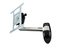 Ergotron LX HD Wall Mount Swing Arm - Kit de montage (bras pivotant) - pour TV - aluminium - Taille d'écran : up to 49" - montable sur mur 45-268-026