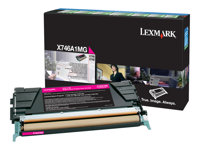 Lexmark - Magenta - original - cartouche de toner LCCP, LRP - pour Lexmark X746de, X748de, X748de LDS, X748de Statoil, X748dte X746A1MG