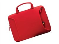 Case Logic 7" Tablet sleeve with pocket - Étui protecteur pour tablette - polyester - rouge - 7" LNEO7R