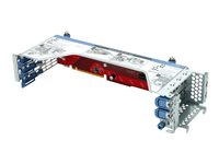 HPE 3-port 6NVMe x8 SlimSAS Secondary Riser Kit - Carte fille - pour ProLiant DL380 Gen10 Plus, DL380 Gen10 Plus Network Choice P35416-B21