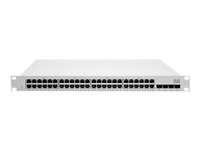 Cisco Meraki Cloud Managed MS210-48 - Commutateur - 48 x 1000Base-T + 4 x Gigabit SFP (liaison montante) MS210-48-HW