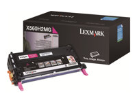 Lexmark - À rendement élevé - magenta - original - cartouche de toner - pour Lexmark X560dn, X560n X560H2MG