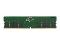 Kingston - DDR5 - module - 16 Go - DIMM 288 broches - 4800 MHz / PC5-38400 - CL40 - 1.1 V - mémoire sans tampon - non ECC - pour Dell OptiPlex 7000; Lenovo ThinkCentre M80s Gen 3; M80t Gen 3; M90s Gen 3; M90t Gen 3 KCP548US8-16