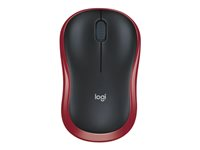 Logitech M185 - Souris - optique - sans fil - 2.4 GHz - récepteur sans fil USB - rouge 910-002237