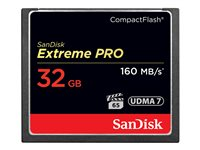 SanDisk Extreme Pro - Carte mémoire flash - 32 Go - 1000x/1067x - CompactFlash SDCFXPS-032G-X46