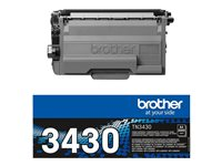 Brother TN3430 - Noir - original - cartouche de toner - pour Brother HL-L5000, L5050, L5100, L5200, L6450, MFC-L5700, L5750, L6800, L6900, L6950, L6970 TN3430