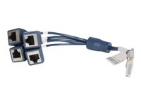 HPE X260 - Câble de routeur - RJ-45 (F) pour DB-28 (M) - 30 cm JG263A