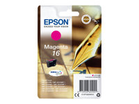 Epson 16 - 3.1 ml - magenta - original - emballage coque avec alarme radioélectrique/ acoustique - cartouche d'encre - pour WorkForce WF-2010, 2510, 2520, 2530, 2540, 2630, 2650, 2660, 2750, 2760 C13T16234022