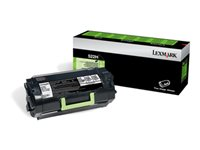 Lexmark 522H - À rendement élevé - noir - original - cartouche de toner LCCP, LRP - pour Lexmark MS810, MS811, MS812 52D2H00