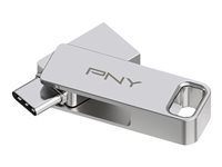 PNY Duo-Link - Clé USB - 256 Go - USB 3.2 Gen 1 / USB-C P-FDI256DULINKTYC-GE
