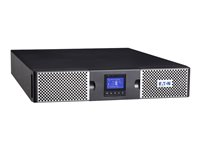 Eaton 9PX Lithium-ion - Netpack - onduleur (montable sur rack / externe) - CA 200/208/220/230/240 V - 2400 Watt - 3000 VA - monophasé - RS-232, USB, Ethernet 10/100/1000 - connecteurs de sortie : 10 - 2U - 19" - noir, argent 9PX3000IRTN-L