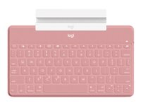 Logitech Keys-To-Go - Clavier - Bluetooth - QWERTY - International US - rosé 920-010176