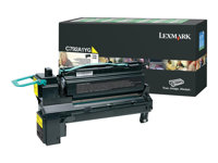Lexmark - Jaune - original - cartouche de toner LCCP, LRP - pour Lexmark C792, X792 C792A1YG