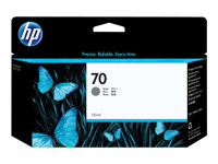 HP 70 - 130 ml - gris - original - DesignJet - cartouche d'encre - pour DesignJet HD Pro MFP, T120, Z2100, Z3100, Z3100ps, Z3200, Z3200ps, Z5200, Z5400 C9450A